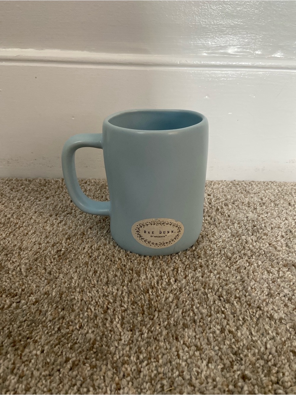 NWT Hunny Bunny Rae Dunn Mug Magenta Farmhouse Artisan Mug Easter Spring - Picture 4 of 8